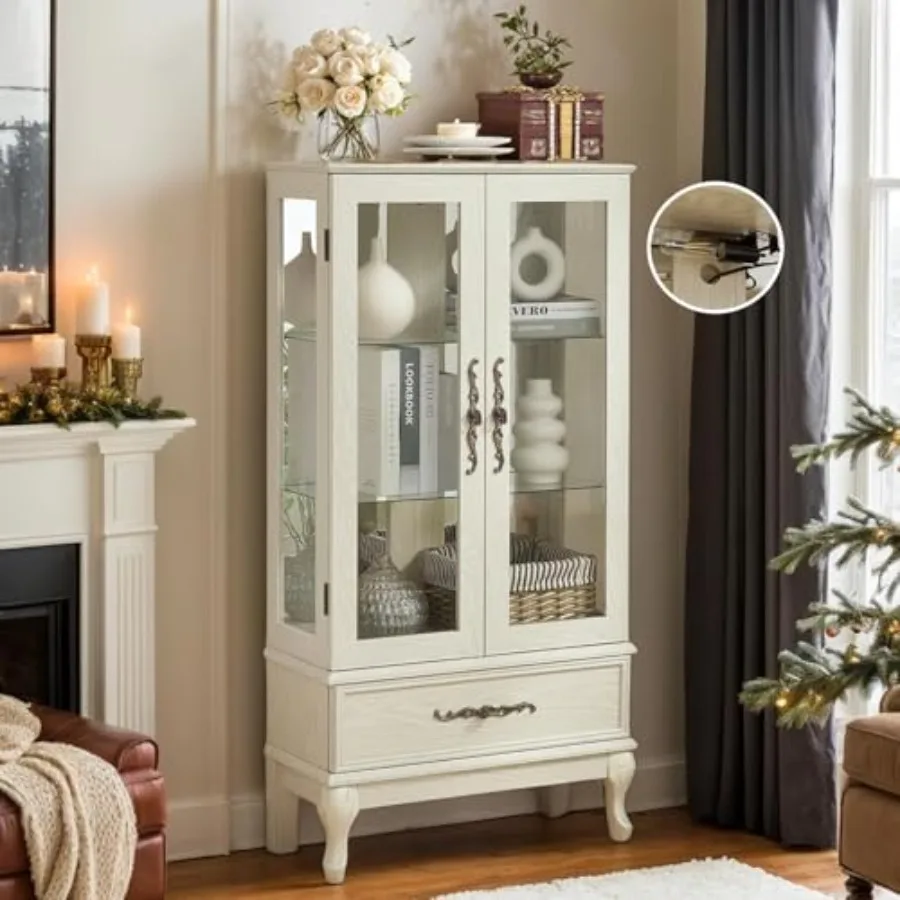 Display Case Acrylic - Витрина для гостиной: деревянный шкаф для