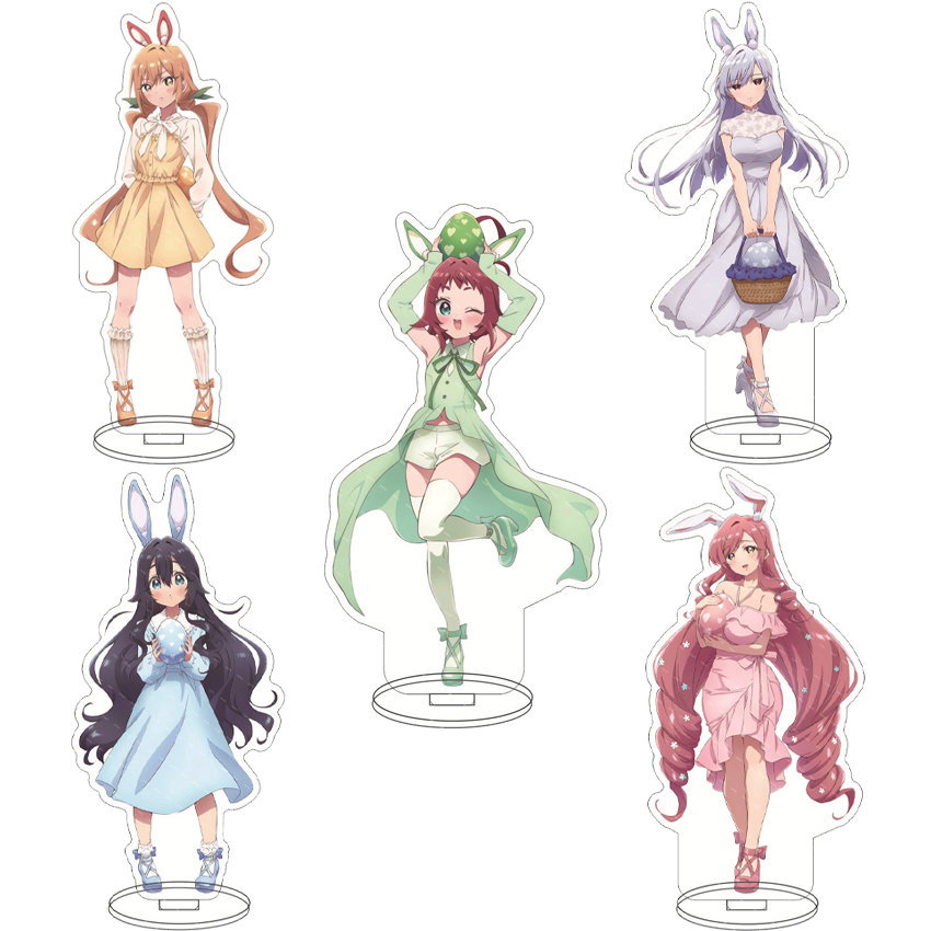 16 см, аниме, «Сто девушек, ко – обзор и цена Figma Stand Set